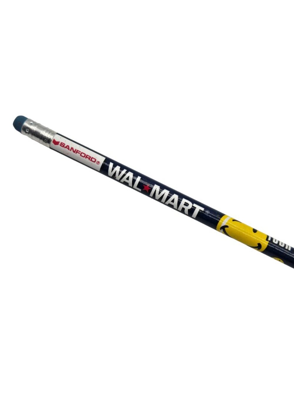 Sanford Walmart Pencil Smiley Face Design Blue RARE Back To School Headquarters